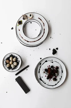 REVOL Centre de table rond blanc porcelaine culinaire Ø 27,5 cm  Caractère Outlet