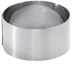 Cercle à mousse inox Sans revêtement Ø 10 cm 3,5 cm - PRO.COOKER Discount