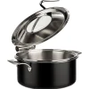 Chafing dish inox noir Ø 30,5 mm 34,5x39,5x17,5 cm 4 L Orbit - APS Discount