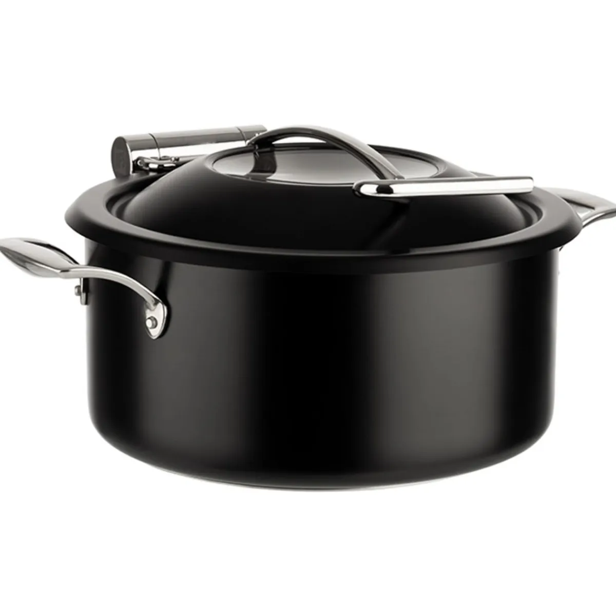 Chafing dish inox noir Ø 30,5 mm 34,5x39,5x17,5 cm 4 L Orbit - APS Discount