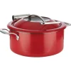 APS Chafing dish inox rouge Ø 30,5 cm 34,5x39,5x17,5 cm Orbit New
