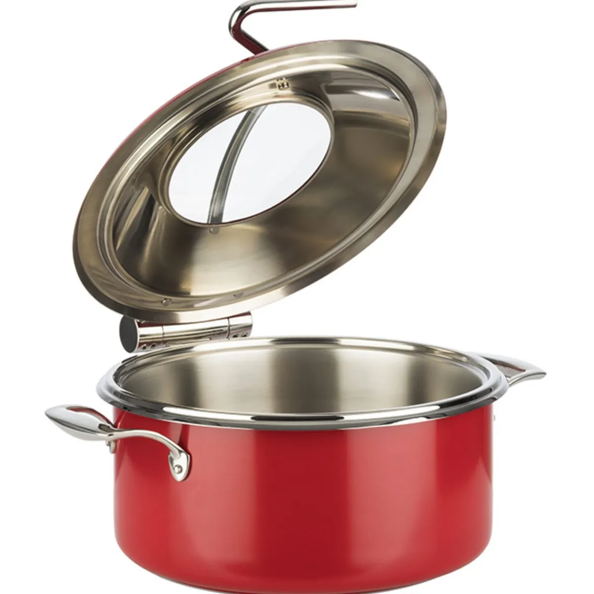 APS Chafing dish inox rouge Ø 30,5 cm 34,5x39,5x17,5 cm Orbit New