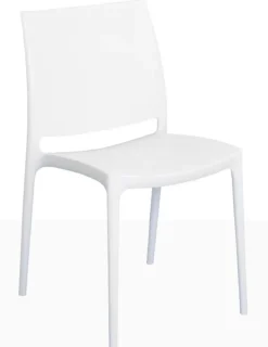 FLEXMOB Chaise blanc 81x44x50 cm Maya Online