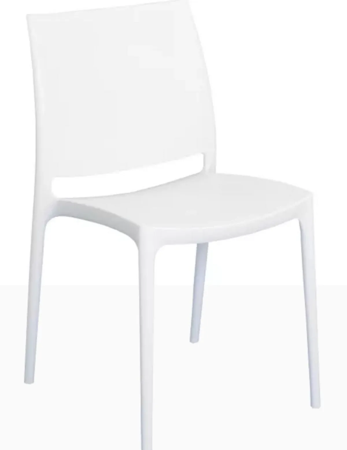FLEXMOB Chaise blanc 81x44x50 cm Maya Online