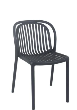 FLEXMOB Chaise de terrasse gris anthracite 78x51x57 cm Dubai Sale