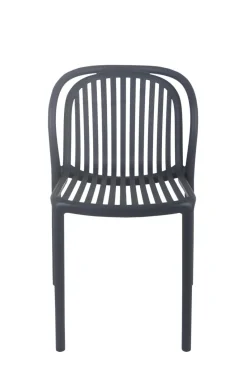 FLEXMOB Chaise de terrasse gris anthracite 78x51x57 cm Dubai Sale