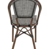 Chaise de terrasse gris 85x49x55 cm Reims - FLEXMOB Clearance