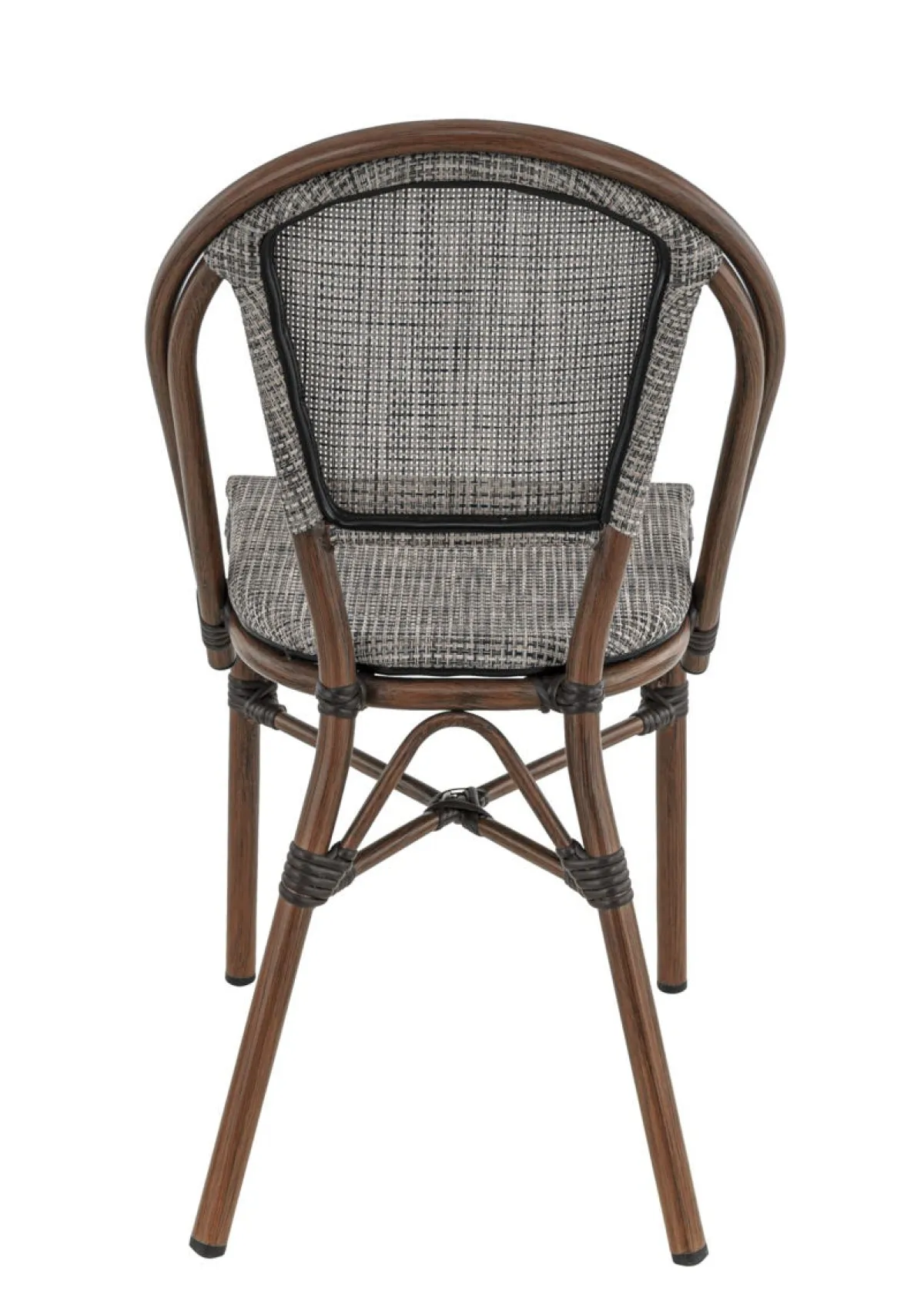 Chaise de terrasse gris 85x49x55 cm Reims - FLEXMOB Clearance