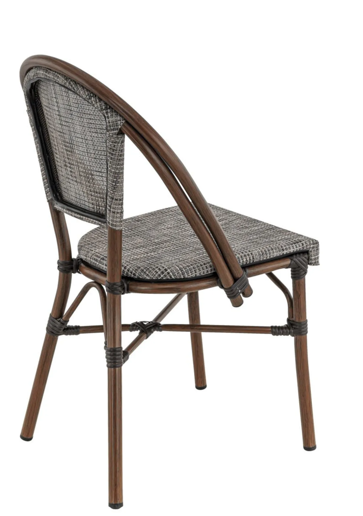 Chaise de terrasse gris 85x49x55 cm Reims - FLEXMOB Clearance