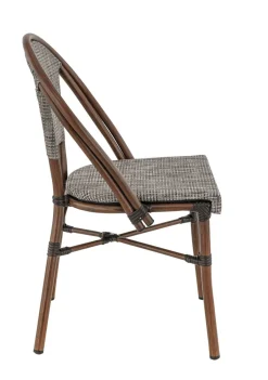 Chaise de terrasse gris 85x49x55 cm Reims - FLEXMOB Clearance