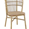Chaise de terrasse noisette 82x54x56 cm Orleans - FLEXMOB Discount