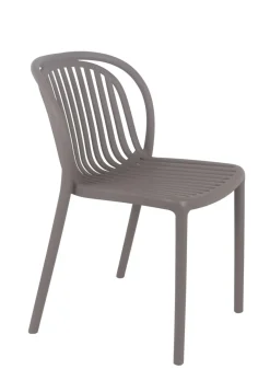 FLEXMOB Chaise de terrasse taupe 78x51x57 cm Dubai Hot