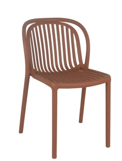 Chaise de terrasse terra 78x51x57 cm Dubai - FLEXMOB Discount