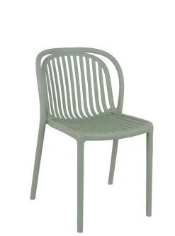 FLEXMOB Chaise de terrasse vert sauge 78x51x57 cm Dubai New