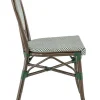 Chaise de terrasse vert 90x41x56 cm Paris - FLEXMOB Outlet