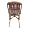 FLEXMOB Chaise d'extérieur bordeaux 87x47x59 cm Elysee Discount