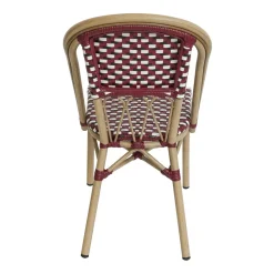 FLEXMOB Chaise d'extérieur bordeaux 87x47x59 cm Elysee Discount