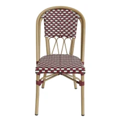 FLEXMOB Chaise d'extérieur bordeaux 87x47x59 cm Elysee Discount
