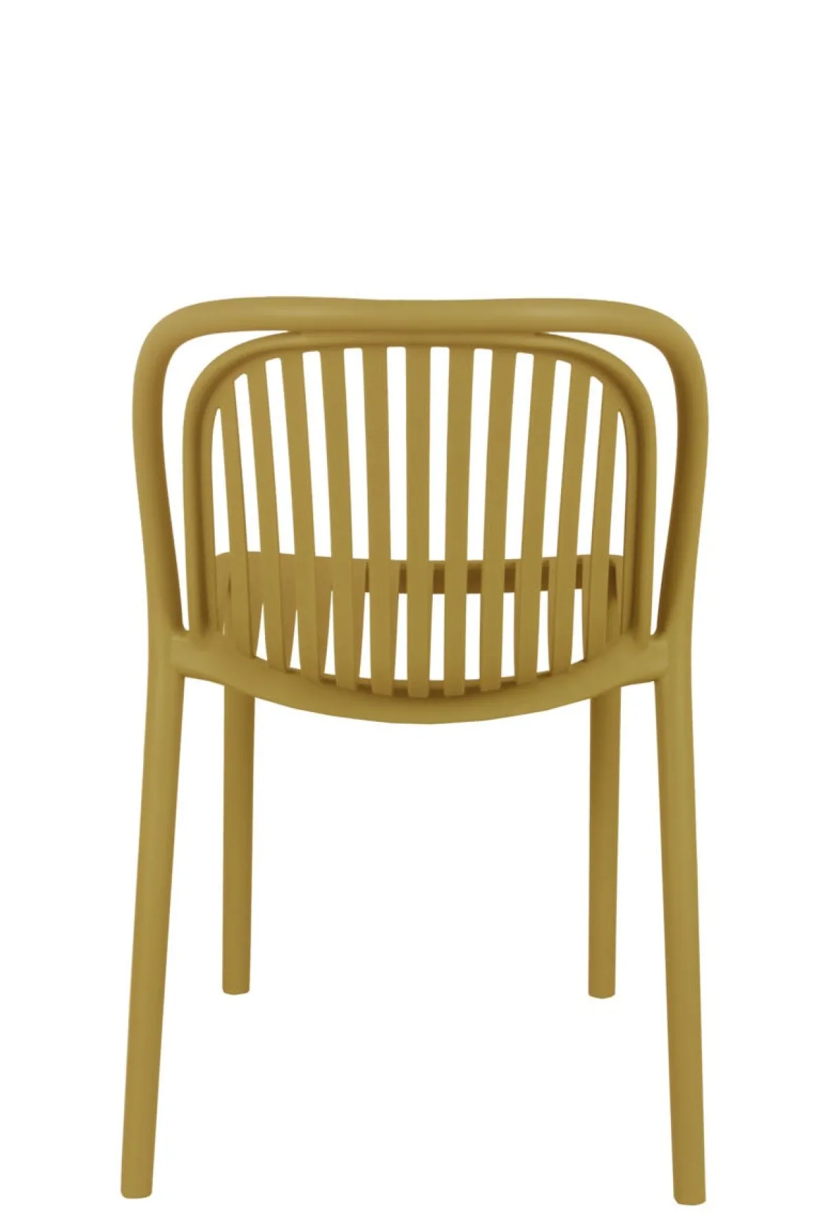 Chaise d'extérieur jaune 78x51x57 cm Dubai - FLEXMOB