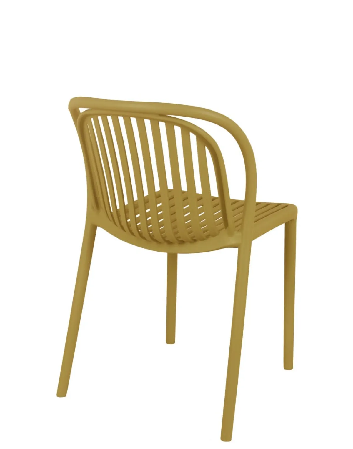 Chaise d'extérieur jaune 78x51x57 cm Dubai - FLEXMOB