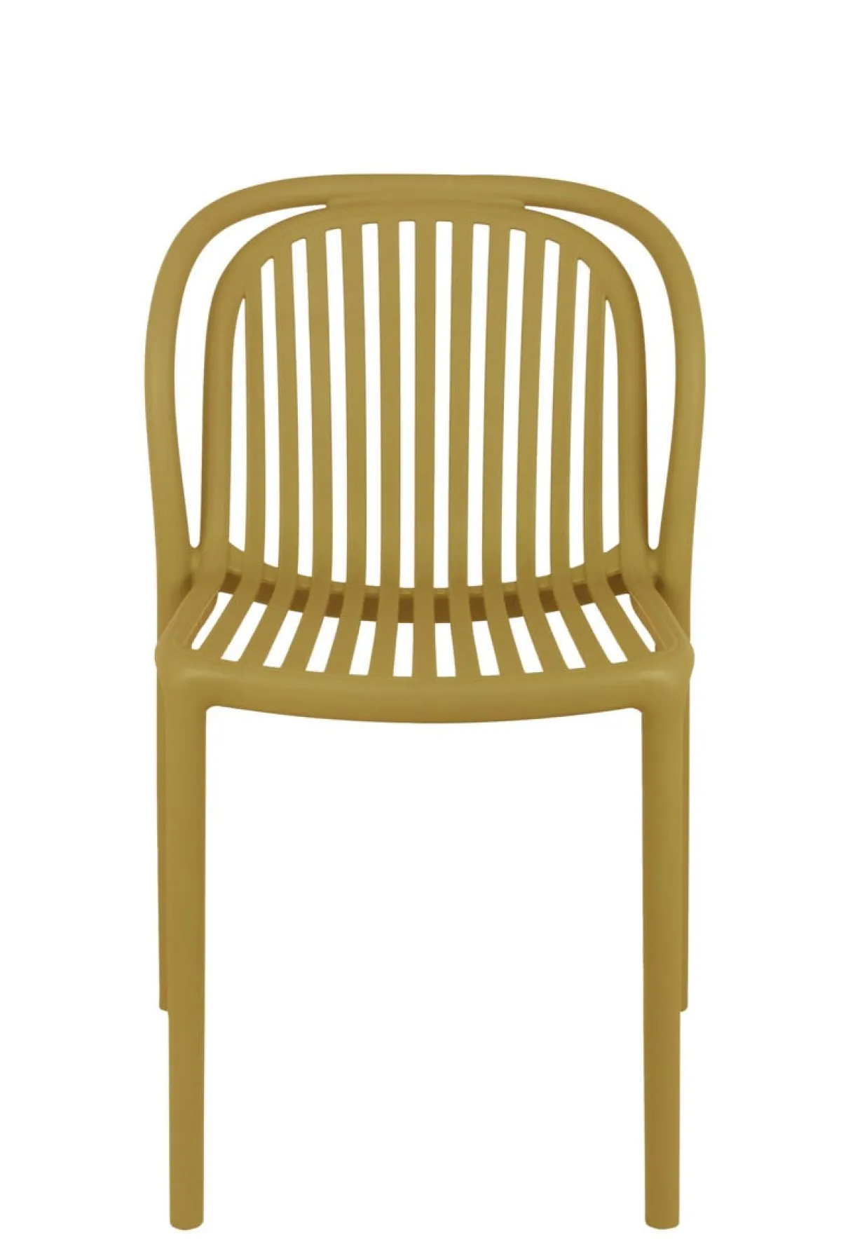 Chaise d'extérieur jaune 78x51x57 cm Dubai - FLEXMOB