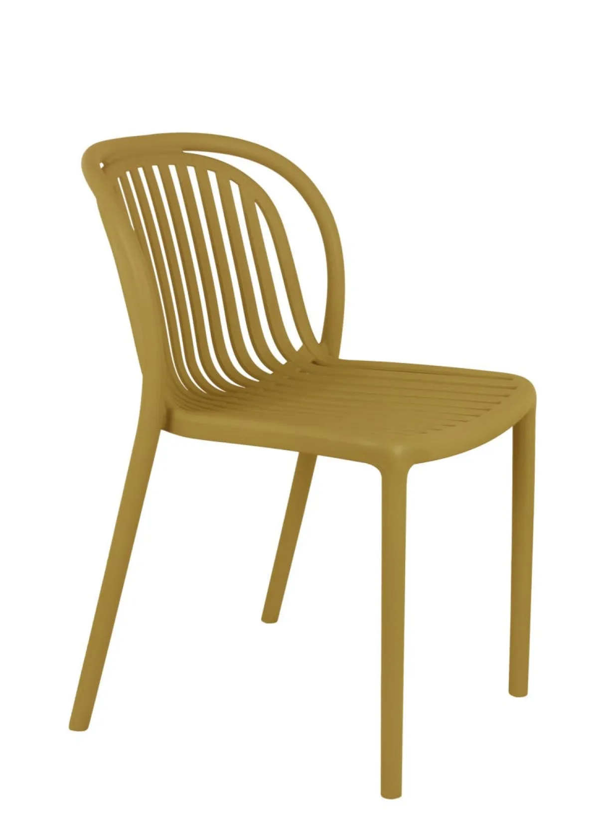 Chaise d'extérieur jaune 78x51x57 cm Dubai - FLEXMOB