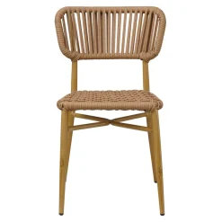 FLEXMOB Chaise d'extérieur marron 77x47x55 cm Marbella New
