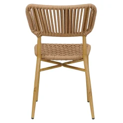 FLEXMOB Chaise d'extérieur marron 77x47x55 cm Marbella New