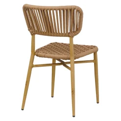 FLEXMOB Chaise d'extérieur marron 77x47x55 cm Marbella New
