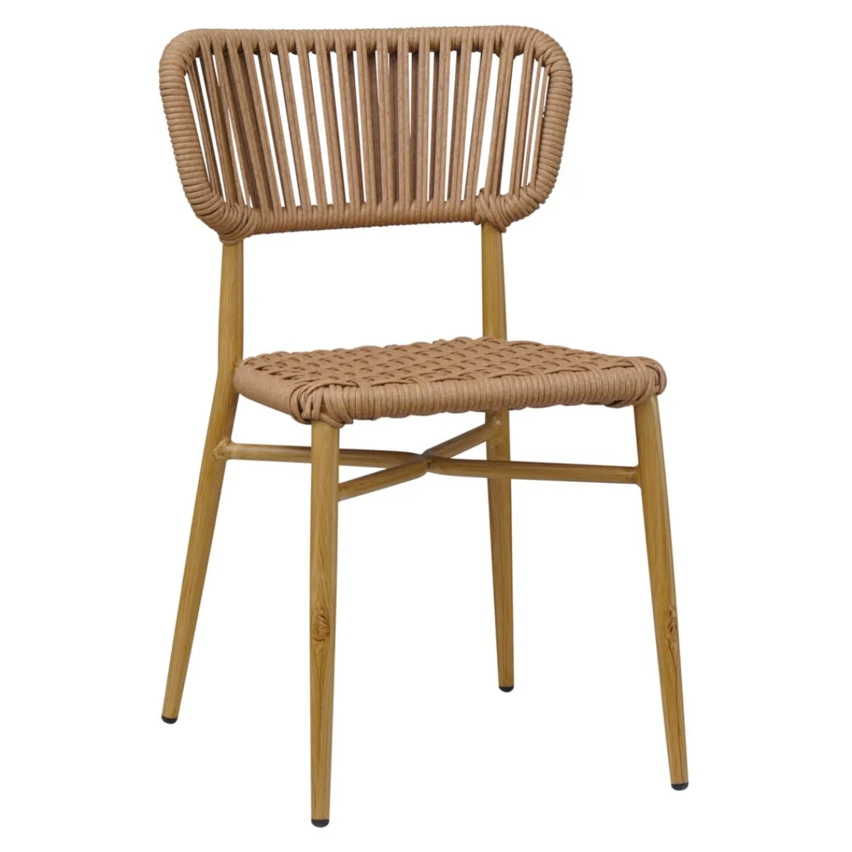 FLEXMOB Chaise d'extérieur marron 77x47x55 cm Marbella New