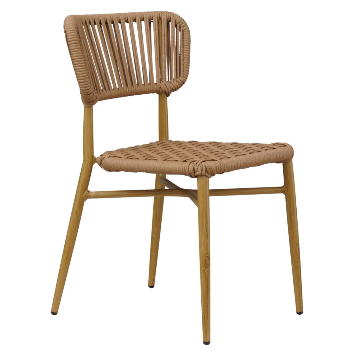 FLEXMOB Chaise d'extérieur marron 77x47x55 cm Marbella New