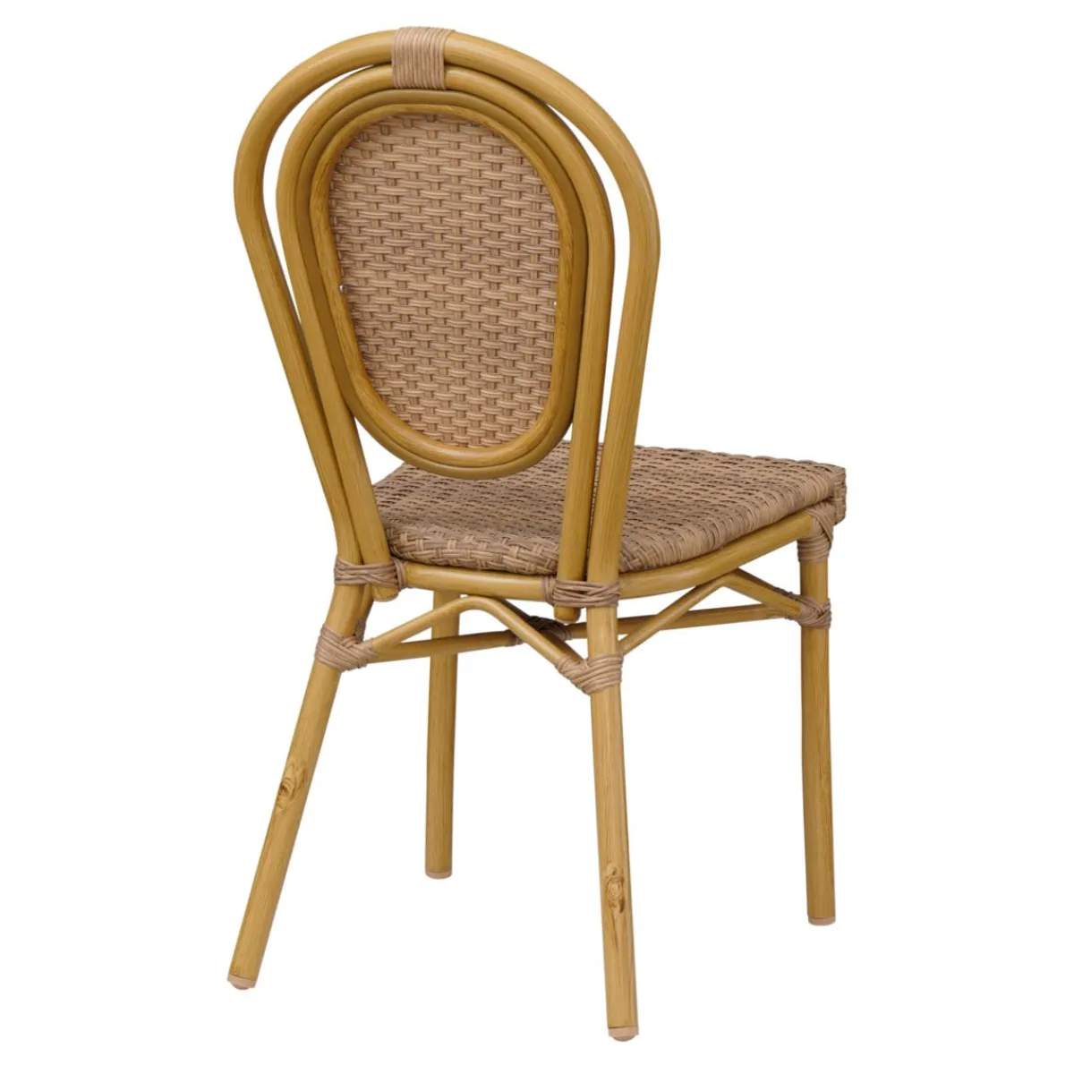 Chaise d'extérieur noisette 89x43x55 cm Paris - FLEXMOB Clearance