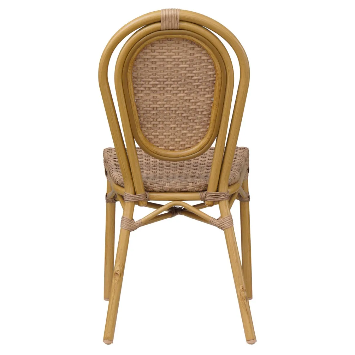 Chaise d'extérieur noisette 89x43x55 cm Paris - FLEXMOB Clearance