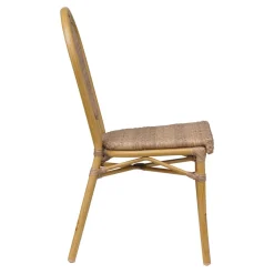 Chaise d'extérieur noisette 89x43x55 cm Paris - FLEXMOB Clearance