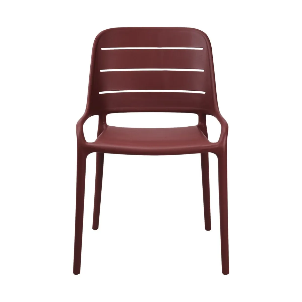 Chaise d'extérieur rouge 82x53x52 cm Foggia - FLEXMOB Sale
