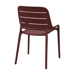 Chaise d'extérieur rouge 82x53x52 cm Foggia - FLEXMOB Sale