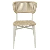 Chaise d'extérieur sable 77x47x55 cm Marbella - FLEXMOB Outlet