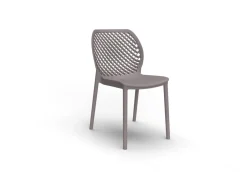 Aucune Chaise d'extérieur taupe Outlet
