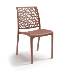 Aucune Chaise d'extérieur taupe Outlet