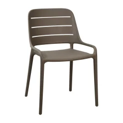 FLEXMOB Chaise d'extérieur taupe 82x53x52 cm Foggia Outlet