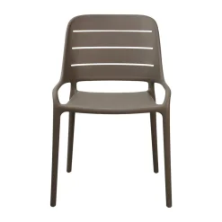 FLEXMOB Chaise d'extérieur taupe 82x53x52 cm Foggia Outlet