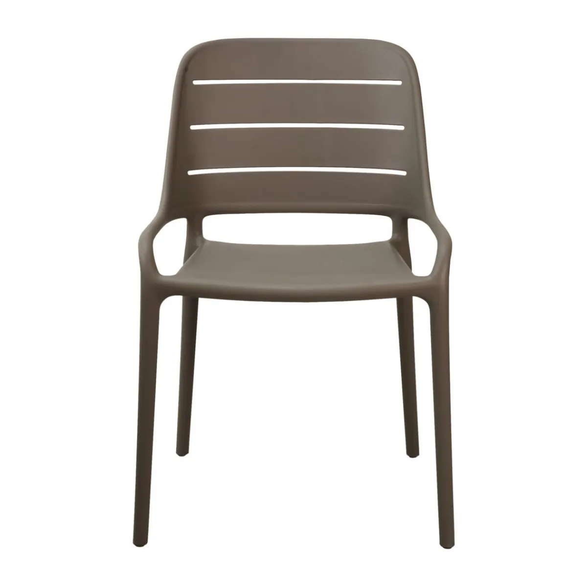 FLEXMOB Chaise d'extérieur taupe 82x53x52 cm Foggia Outlet