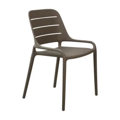 FLEXMOB Chaise d'extérieur taupe 82x53x52 cm Foggia Outlet