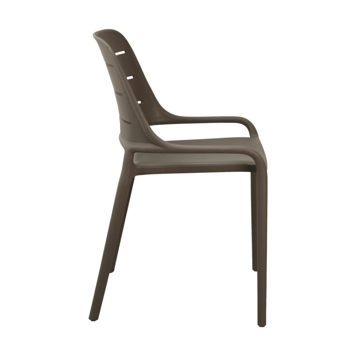 FLEXMOB Chaise d'extérieur taupe 82x53x52 cm Foggia Outlet