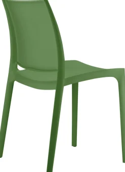 FLEXMOB Chaise d''extérieur vert olive 81x44x50 cm Maya Best