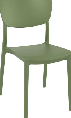 Chaise d''extérieur vert 82x45x53 cm Monna - FLEXMOB Online