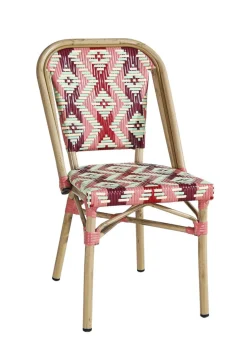 Chaise d'extérieur 84x46x56 cm Magenta - FLEXMOB Discount