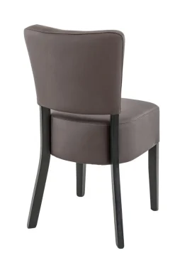 Chaise d'intérieur chocolat 84x45x54 cm Floriane 2 - FLEXMOB Discount