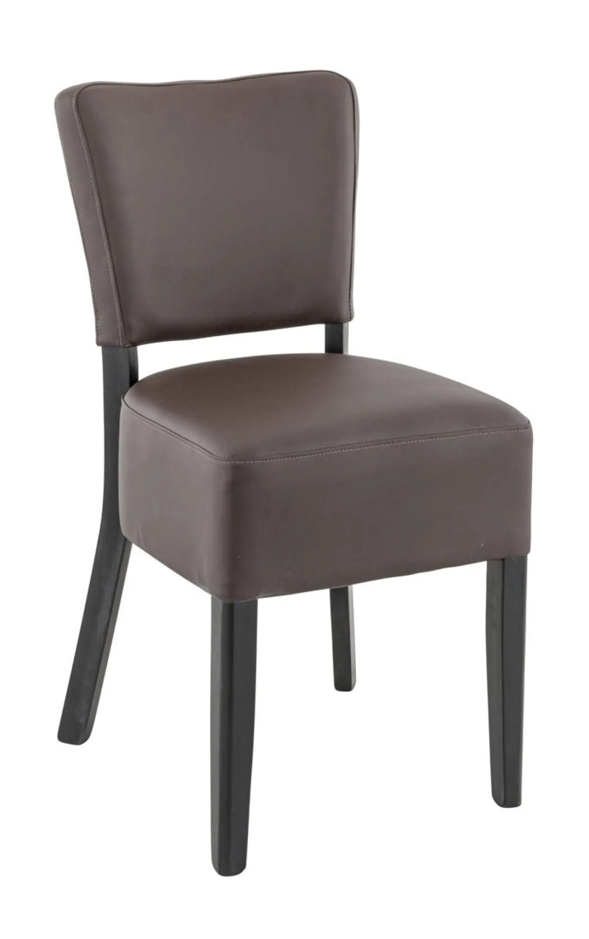 Chaise d'intérieur chocolat 84x45x54 cm Floriane 2 - FLEXMOB Discount