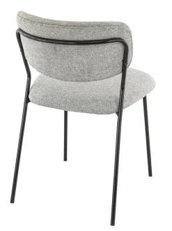 FLEXMOB Chaise d'intérieur gris 74x49x57 cm Simone Hot
